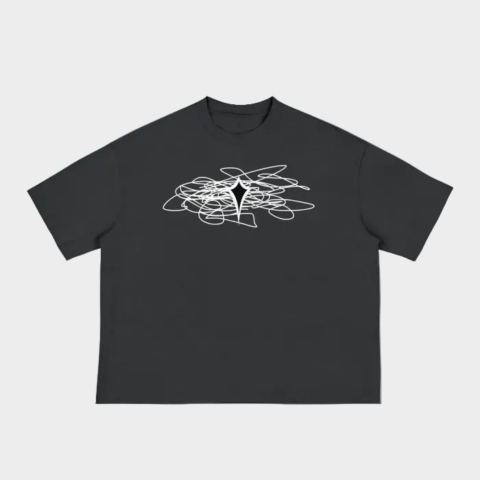 "LIGHT OVER CHAOS" BOXY TEE