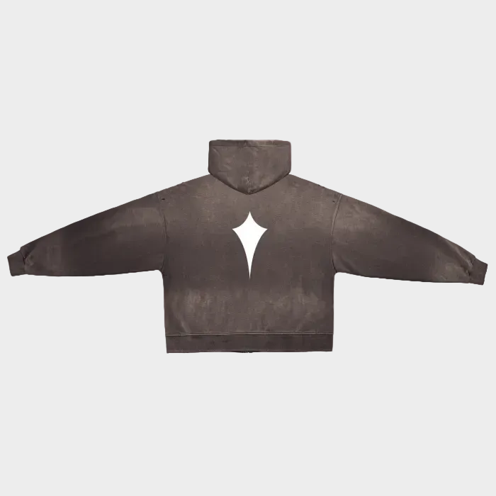 "HE IS LIGHT" ZIP-UP HOODIE